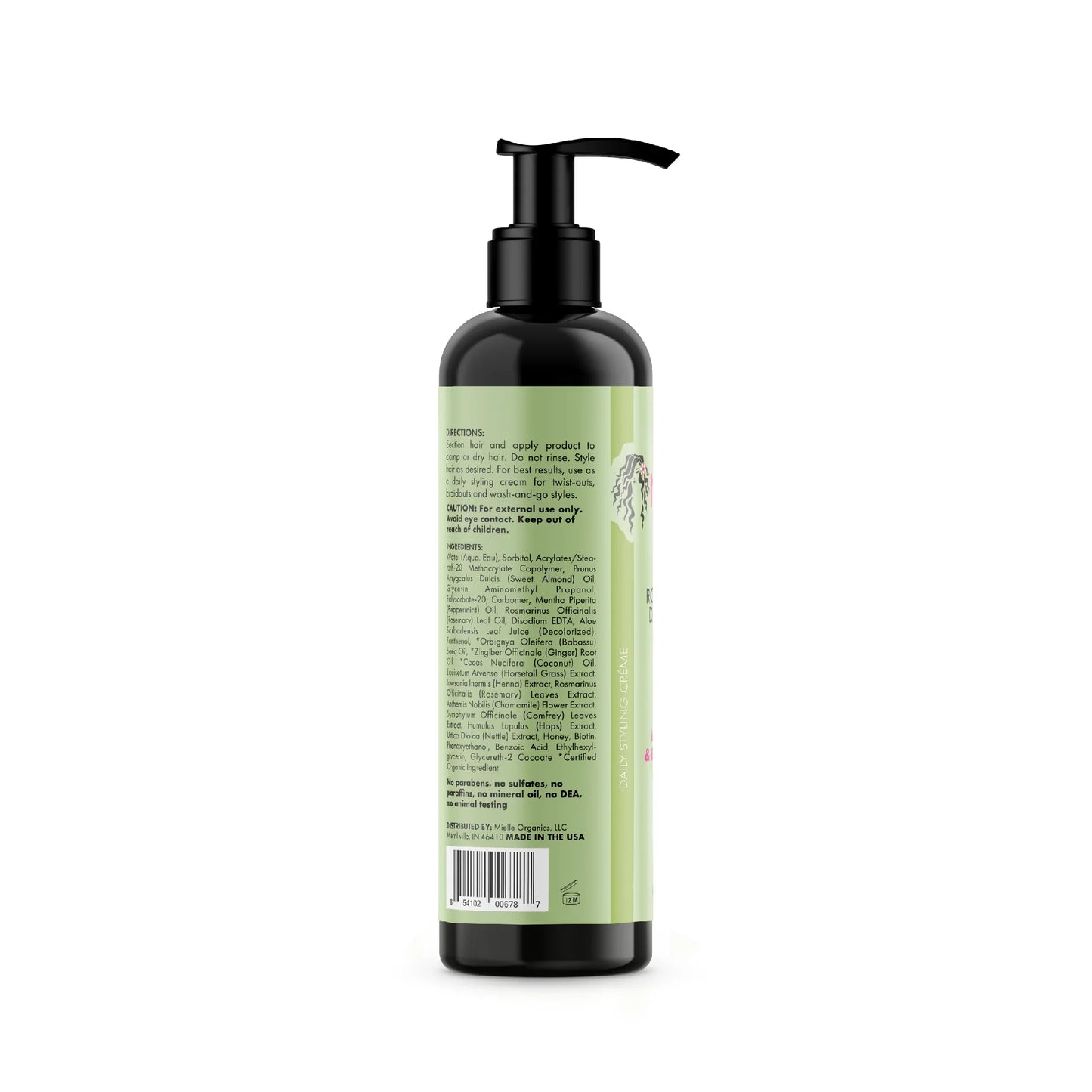 Rosemary Mint Daily Styling Creme 8 oz / 240 ml