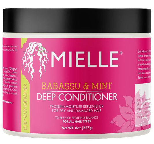 Protein Conditioner with Babassu Oil and Mint 227g Mielle - White