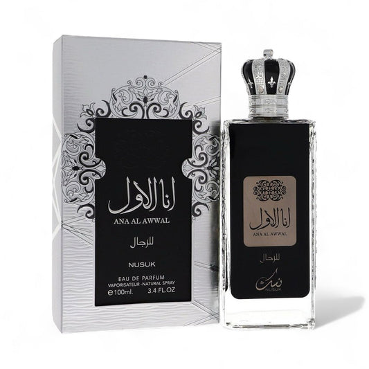 Ana Al Awwal Black By Nusuk Eau De Parfum 3.4 oz Unisex