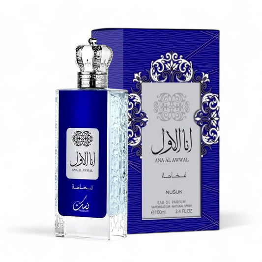 Ana Al Awwal Blue By Nusuk Eau de Parfum 3.4 oz Men