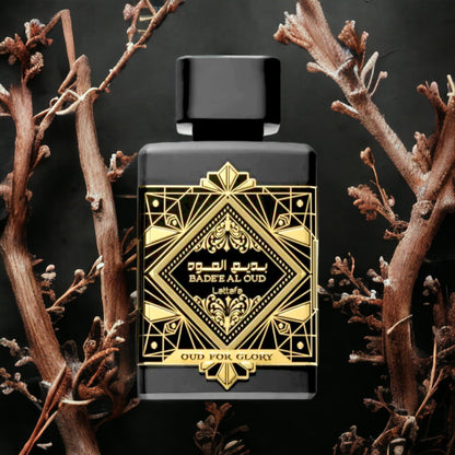 Bade'e Al Oud Oud for Glory by Lattafa Eau de Parfum Unisex 3.4 oz