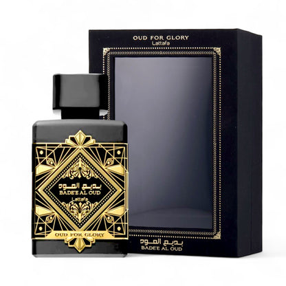 Bade'e Al Oud Oud for Glory by Lattafa Eau de Parfum Unisex 3.4 oz