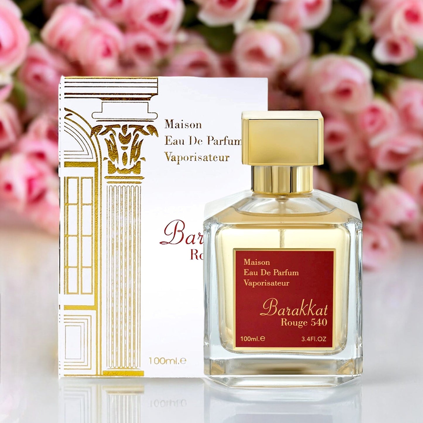 Barakkat Rouge 540 White By Fragrance World Eau de Parfum 3.4 Oz. Unisex