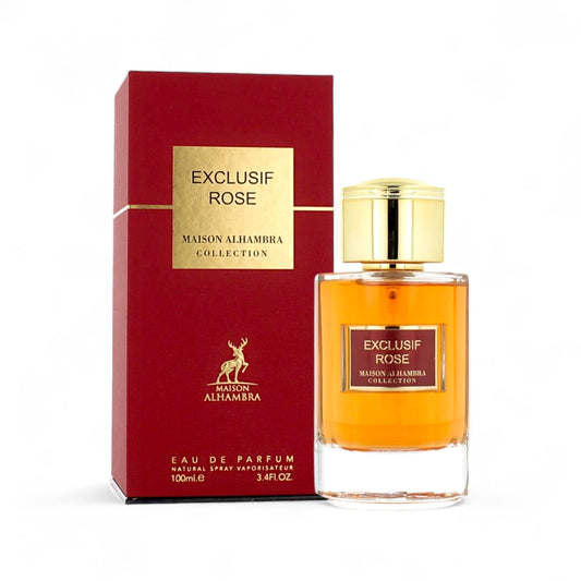Exclusif Rose by Maison Alhambra Eau de Parfum 3.4 Oz Woman