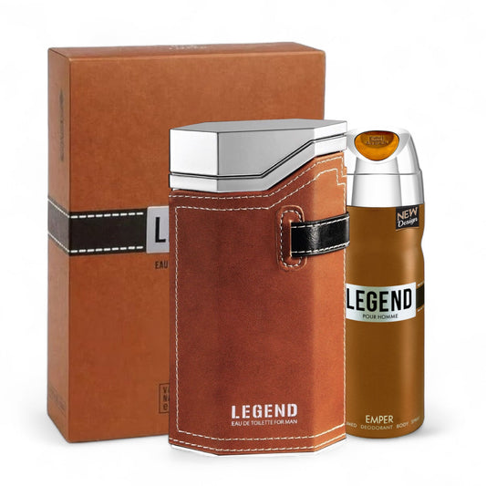 Legend Men Eau De Toilette 100 ml + 200 ml Deodorant Combo Gift Set