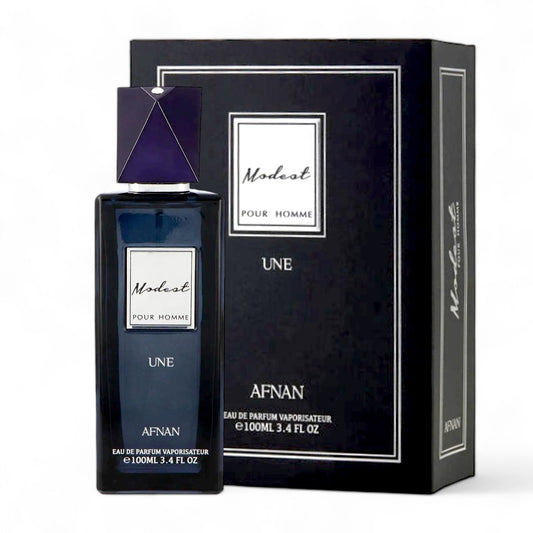 Modest Une Pour Homme by Afnan Eau de Parfum 3.4 Oz Men