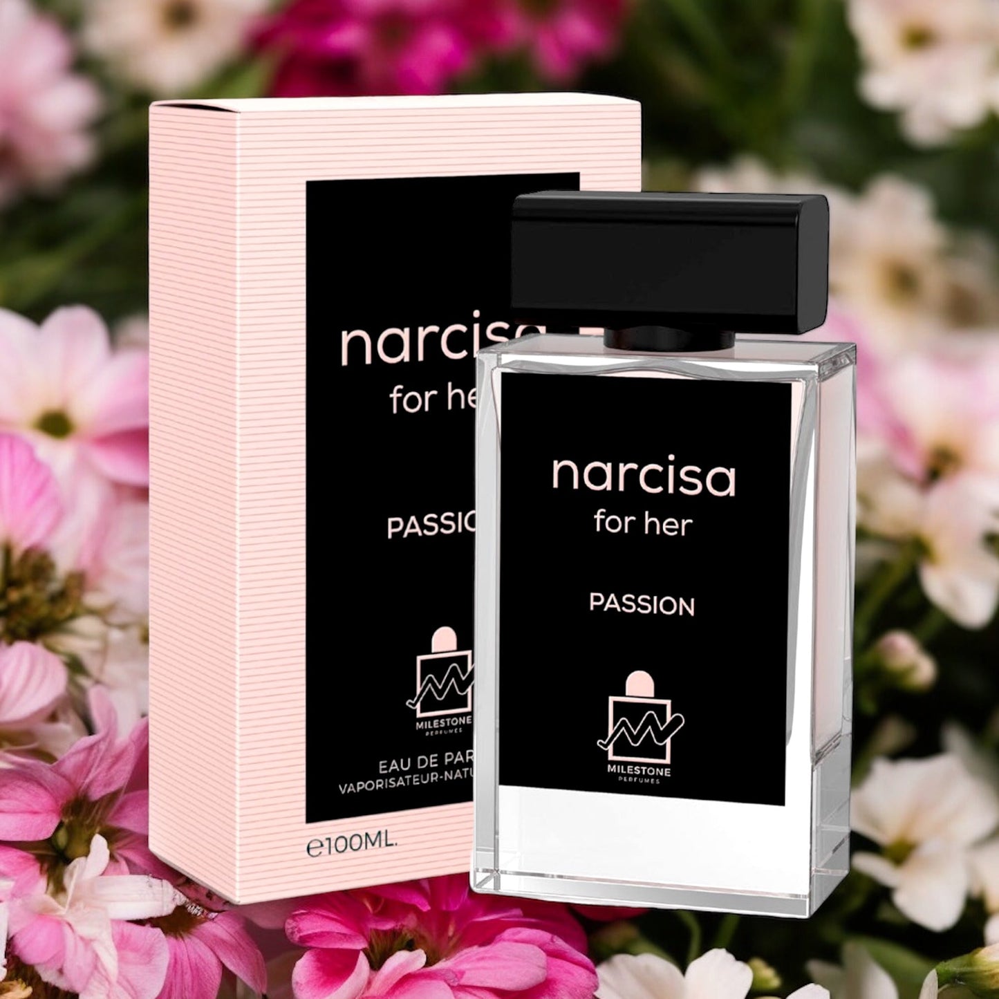 Narcisa Passion for Her by Milestone Perfumes Eau de Parfum for Women 3.4 oz