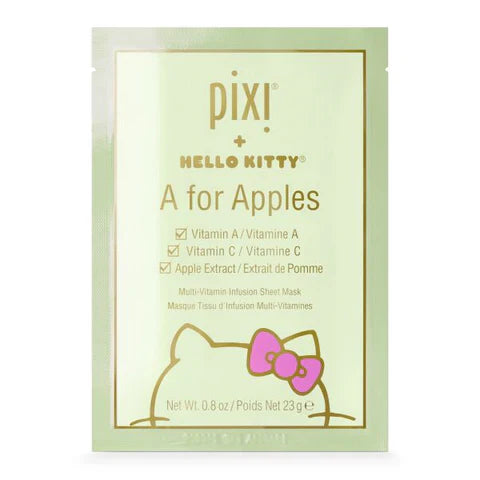 Hello Kitty A for Apples Sheet Mask 3 x 23 g / 0.8 oz