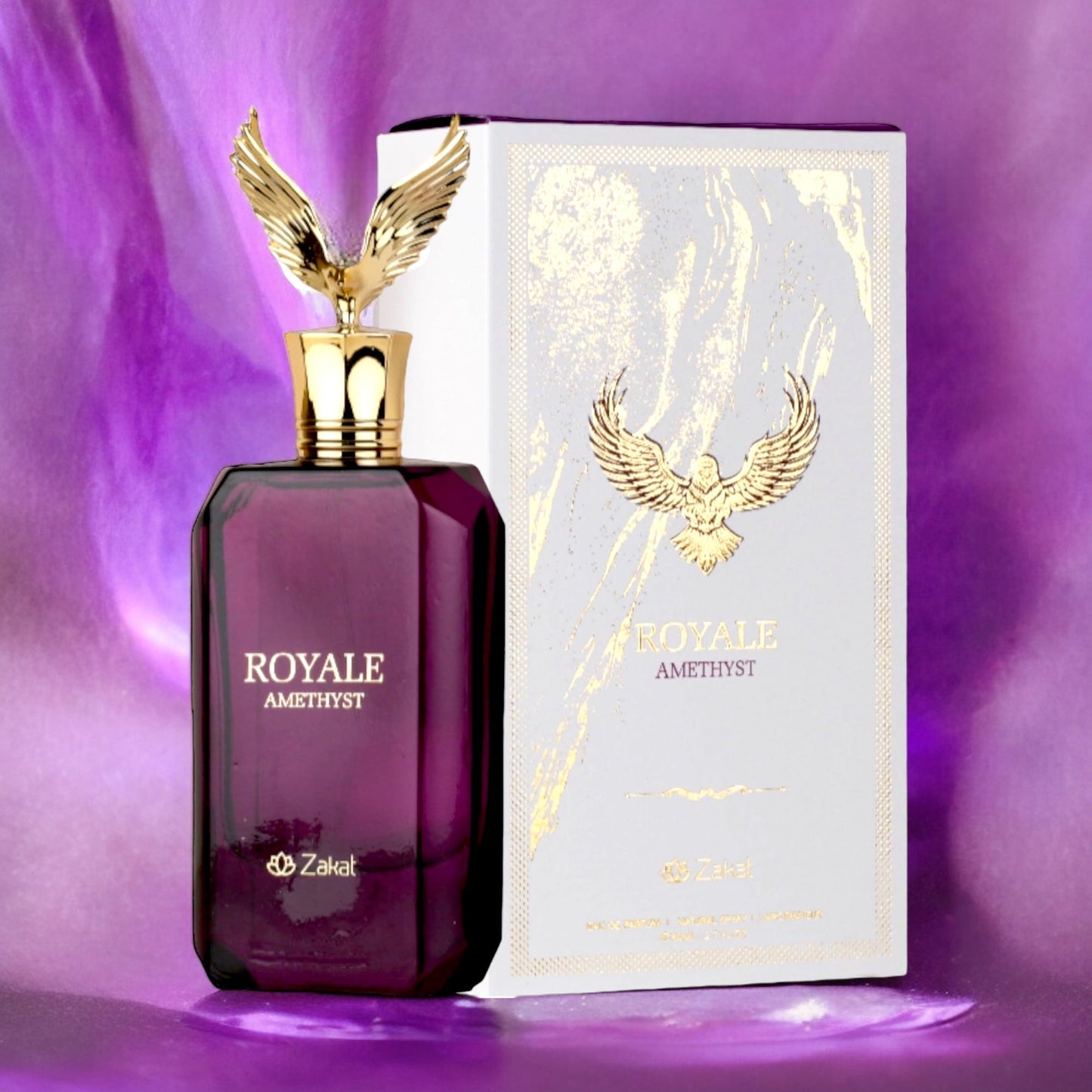 Royale Amethyst By Zakat Eau de Parfum 2.7 oz Unisex