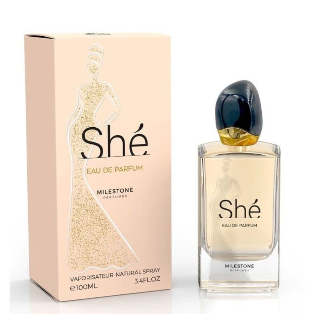 SHE by Milestone Eau De Parfum 3.4 Oz for Women