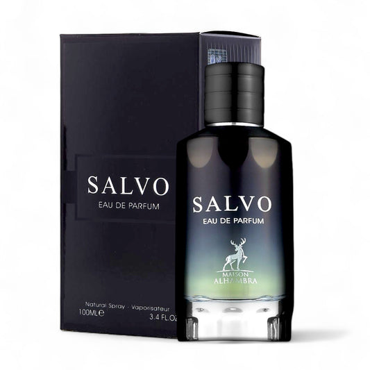 Salvo Intense By Maison Alhambra Eau de Parfum 3.4Oz. for men