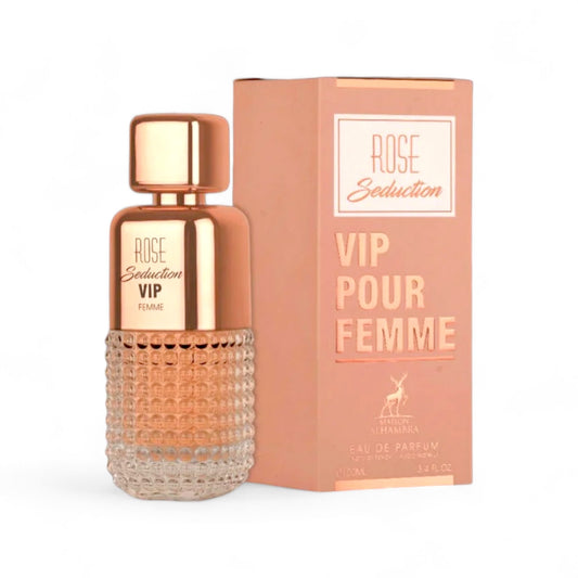 Rose VIP Femme by Maison Alhambra Eau de Parfum Woman 3.4 Oz