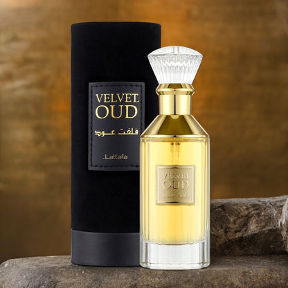 Velvet Oud By Lattafa Perfumes Eau de Parfum 3.4 oz Men