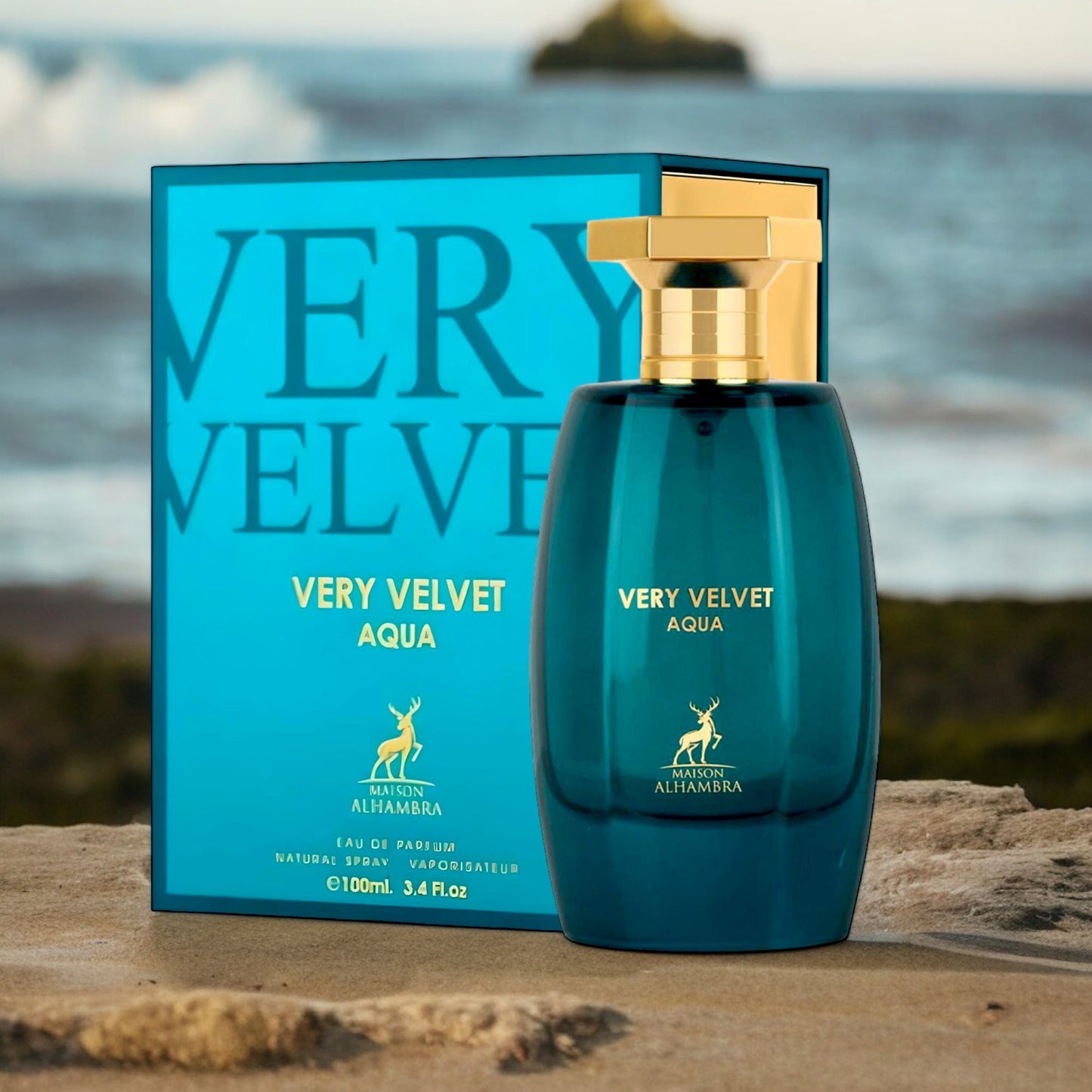 Very Velvet Aqua By Maison Alhambra Eau de Parfum 3.4 oz Unisex