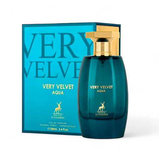 Very Velvet Aqua By Maison Alhambra Eau de Parfum 3.4 oz Unisex