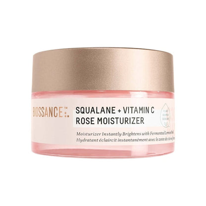 Squalane + Vitamin C Rose Brightening Moisturizer - Biossance