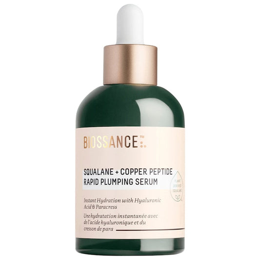 Squalane + Hyaluronic Acid Copper Peptide Rapid Plumping Serum - Biossance