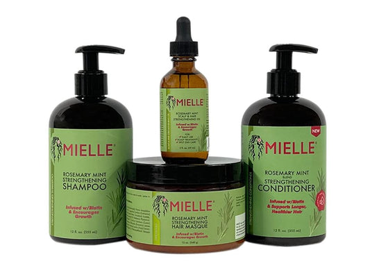 Rosemary Mint Strengthening Kit - 4 pieces Mielle