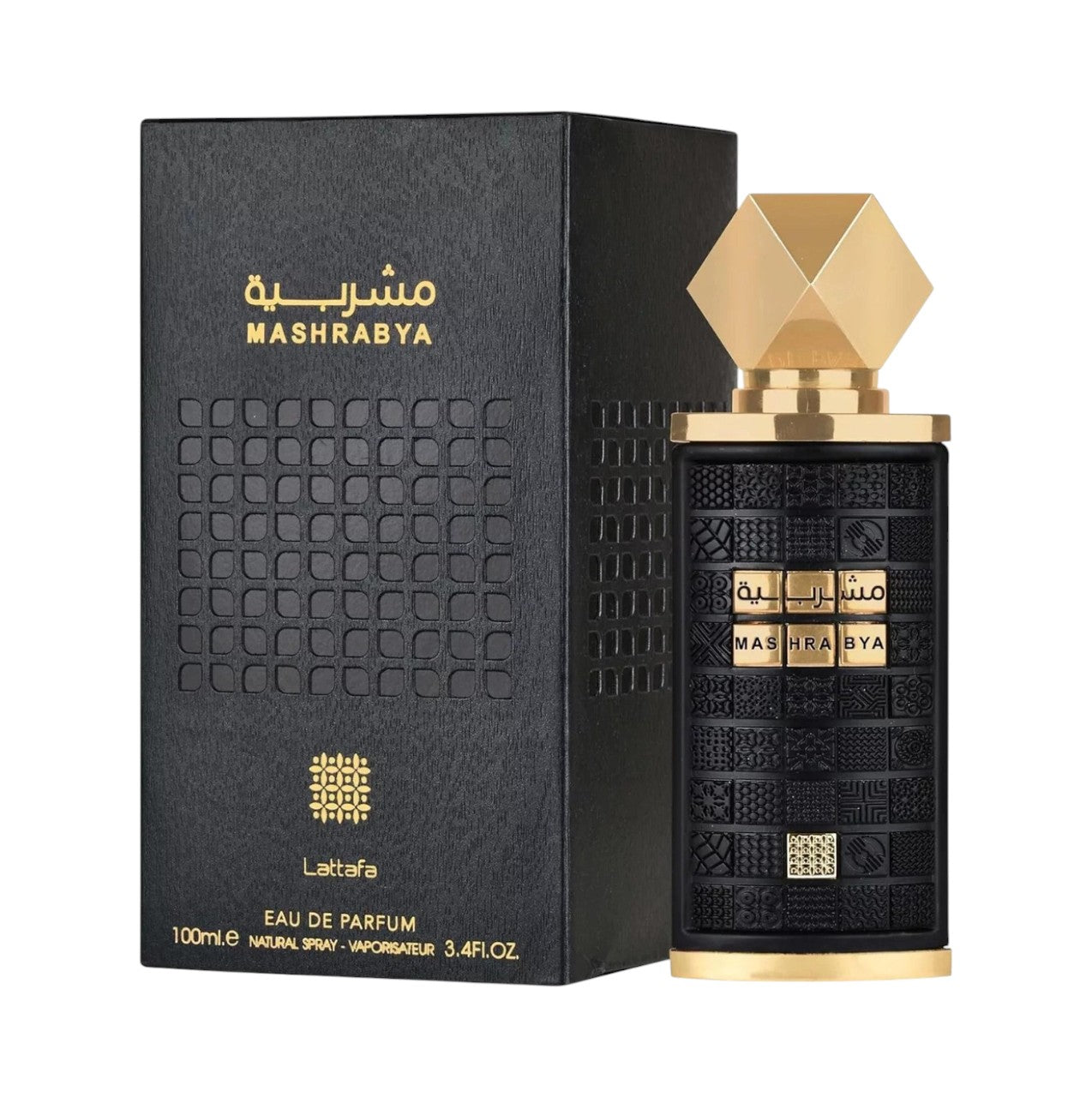 Mashrabya by Lattafa Eau de Parfum Unisex 3.4 oz